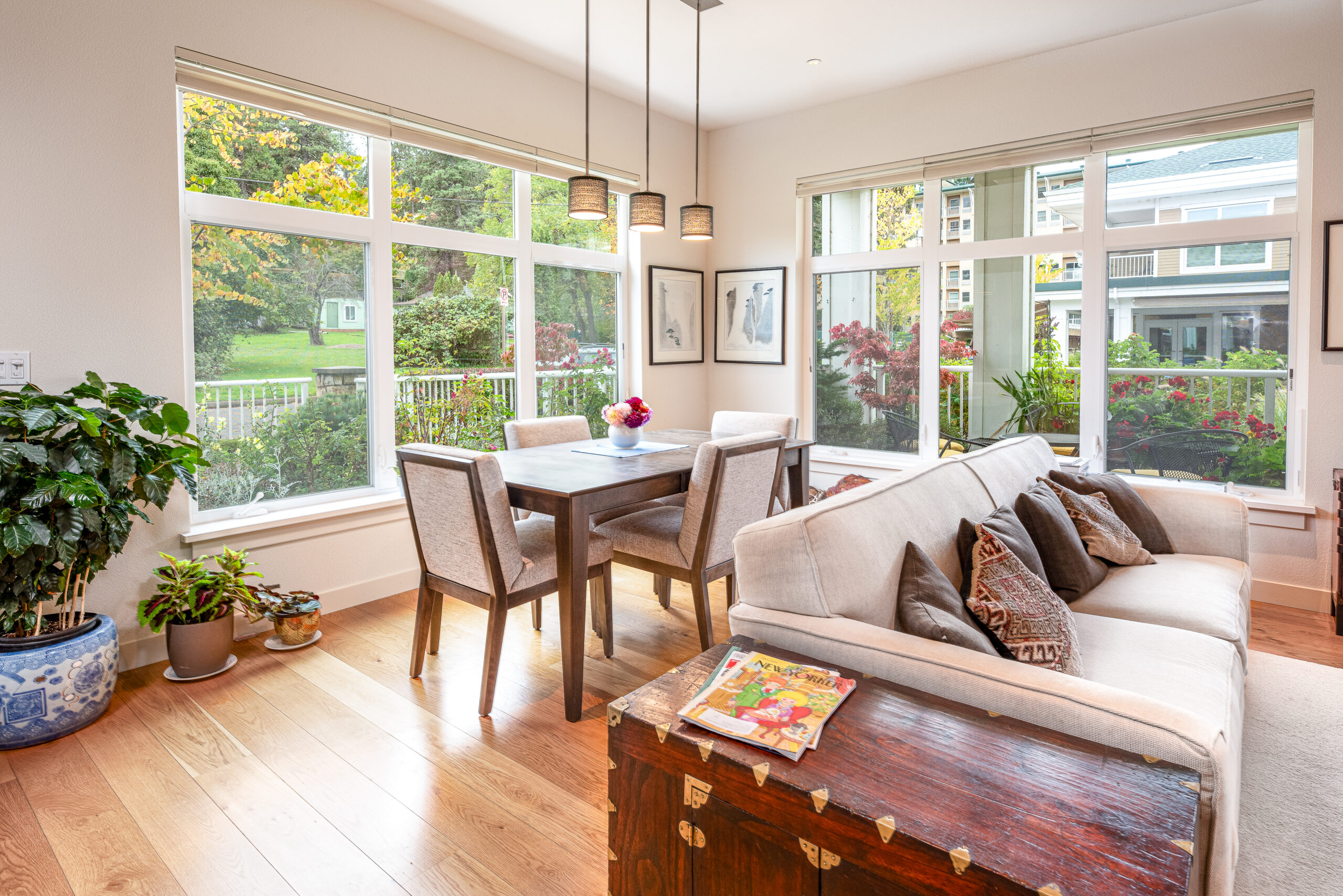 Evergreen Two Bedroom and Den Floor Plan - Dining Area